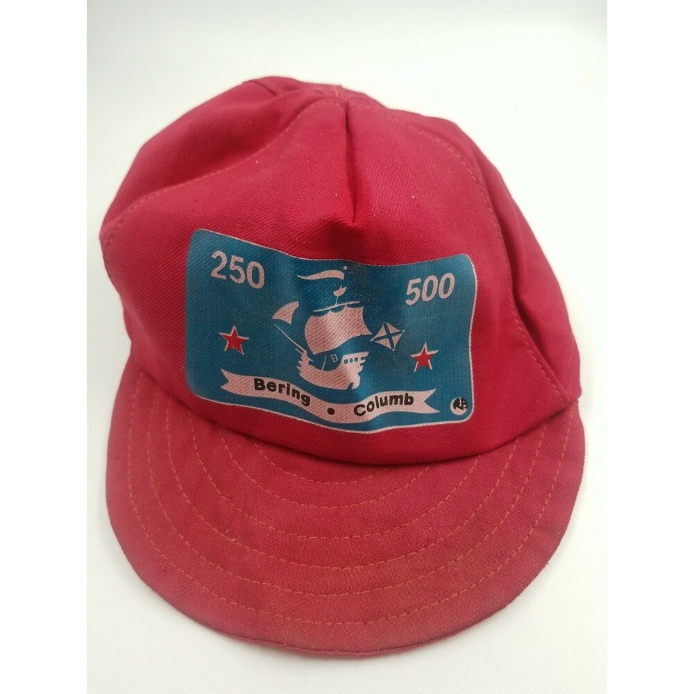 Made in USSR Moscow #59 MOCKBA Vintage Fit Cap Bering Columb Sailing Stars H2
